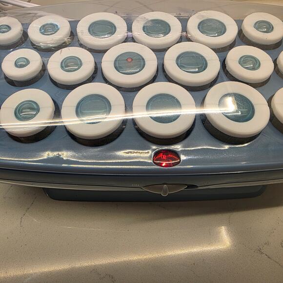 BaBylissPRO Nano Titanium Hot Rollers Set 20 Pc Hair Curlers Clips Included - Picture 5 of 6